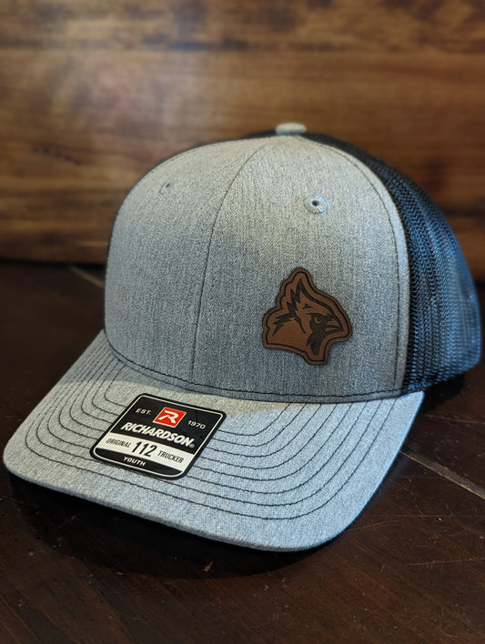 YOUTH - Custom School Spirit Leather Patch Hats