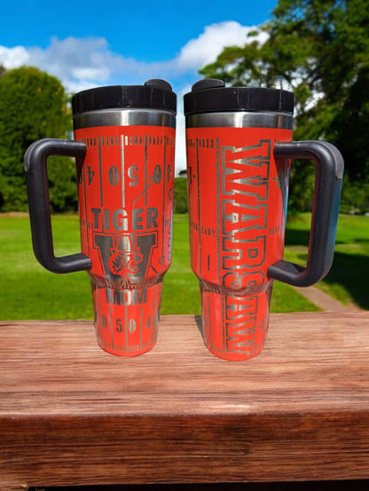 Warsaw Football 40oz Tumblers