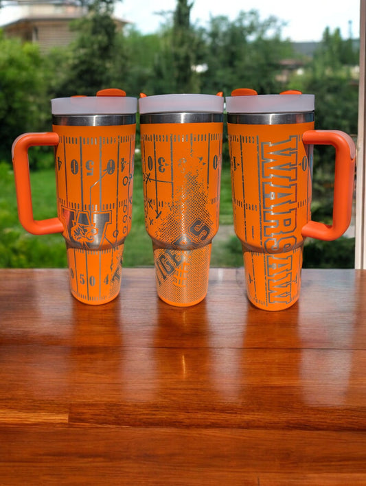 Warsaw Football 40oz Tumblers