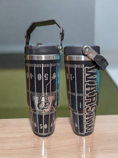 Warsaw Football Field 30oz Tumblers