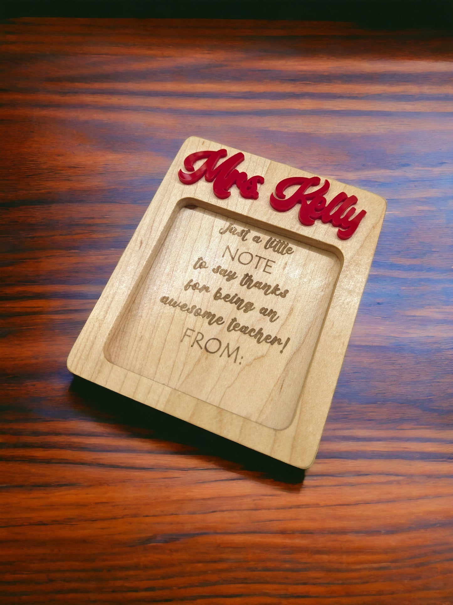 Organize in Style: Personalized Post-it Holder for Busy Teachers & Parents