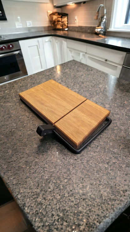 Handcrafted Walnut Cheese Slicer - Slice with Style!